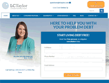 Tablet Screenshot of lctaylor.com